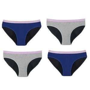 THINX 4 Pair Set Super Bikini Period Panties Underwear Womens XXS 00 BTWN 9-10